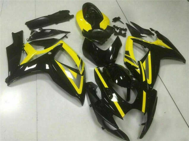 Injeção Kits Carenagem GSXR 600 / 750 K6 2006-2007 - Preto