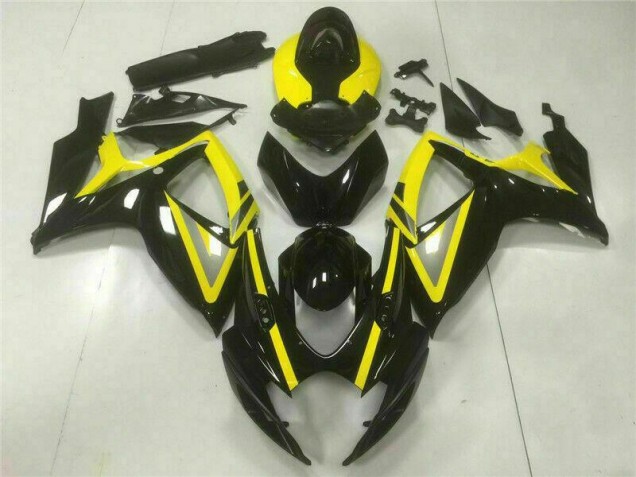 Injeção Kits Carenagem GSXR 600 / 750 K6 2006-2007 - Preto
