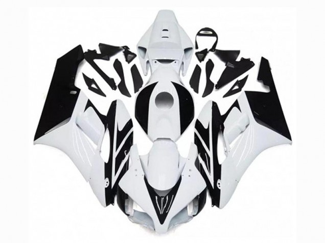 Kit Carenagem CBR 1000RR 2004-2005 - Branco Preto Kit Carenagem CBR 1000RR 2004-2005 - Branco Preto