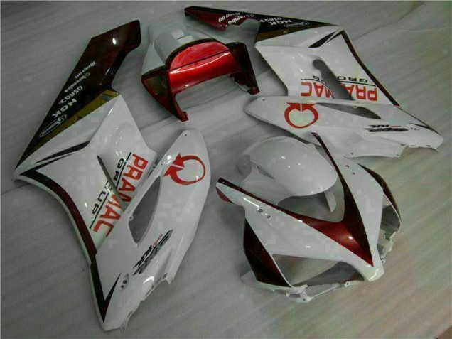 Kit Carenagem CBR 1000RR 2004-2005 - Branco Vermelho