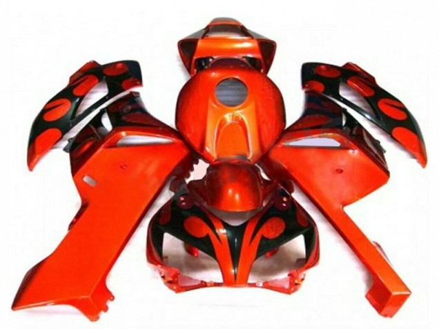 Kit Carenagem CBR 1000RR 2004-2005 - Laranja Preto