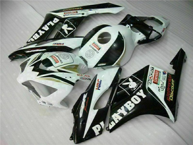 Kit Carenagem CBR 1000RR 2004-2005 - Preto Branco Kit Carenagem CBR 1000RR 2004-2005 - Preto Branco