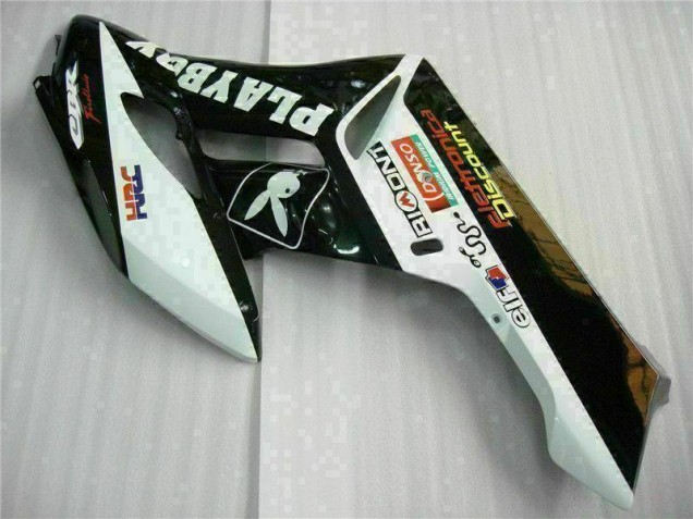 Kit Carenagem CBR 1000RR 2004-2005 - Preto Branco Kit Carenagem CBR 1000RR 2004-2005 - Preto Branco