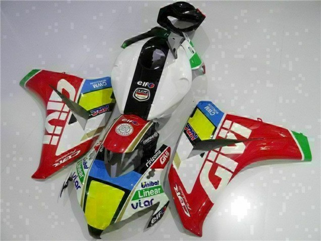 Kit Carenagem CBR 1000RR 2008-2011 - Vermelho Branco