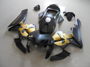 Kit Carenagem CBR 600RR 2003-2004 - Preto Ouro Decalque