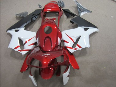 Kit Carenagem CBR 600RR 2003-2004 - Vermelho Branco