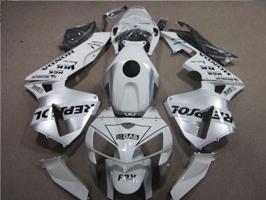 Kit Carenagem CBR 600RR 2005-2006 - Branco Preto Repsol