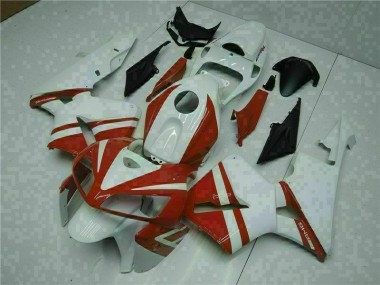 Kit Carenagem CBR 600RR 2005-2006 - Branco Vermelho