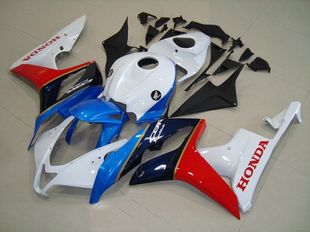 Kit Carenagem CBR 600RR 2007-2008 - Preto Vermelho