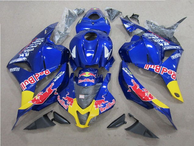 Kit Carenagem CBR 600RR 2009-2012 - Azul Red Bull Kit Carenagem CBR 600RR 2009-2012 - Azul Red Bull