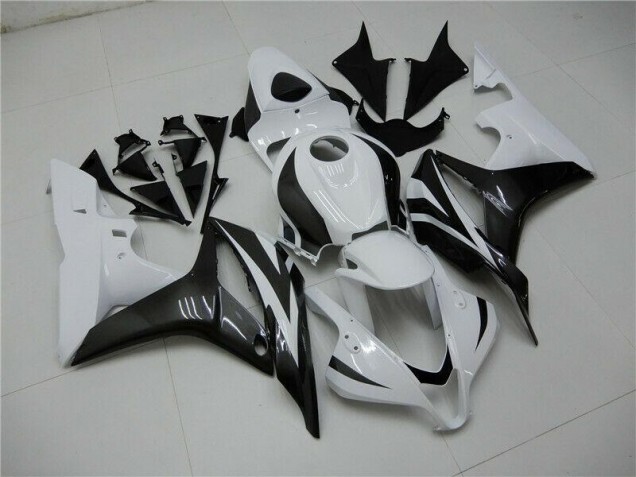 Kit Carenagem CBR 600RR 2009-2012 - Branco Preto