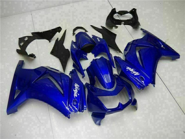 Kit Carenagem EX250 2008-2012 - Azul Preto Branco Ninja Kit Carenagem EX250 2008-2012 - Azul Preto Branco Ninja