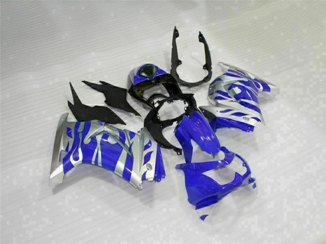 Kit Carenagem EX250 2008-2012 - Preto Azul