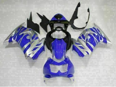Kit Carenagem EX250 2008-2012 - Preto Azul