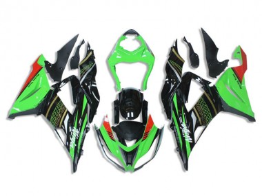 Kit Carenagem EX650 2017-2019 - Verde Preto