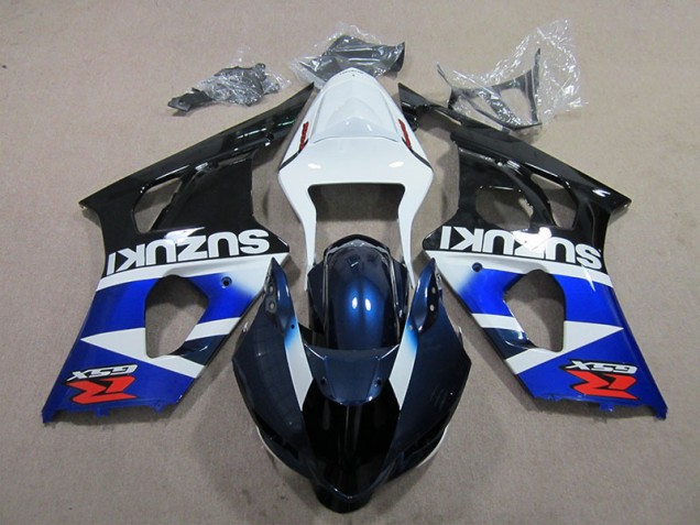 Kit Carenagem GSXR 1000 K3 2003-2004 - Azul Branco Decalque Kit Carenagem GSXR 1000 K3 2003-2004 - Azul Branco Decalque