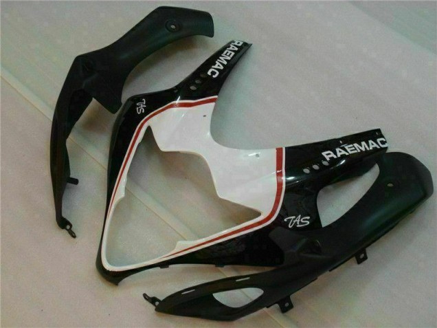 Kit Carenagem GSXR 1000 K5 2005-2006 - Branco Preto Kit Carenagem GSXR 1000 K5 2005-2006 - Branco Preto