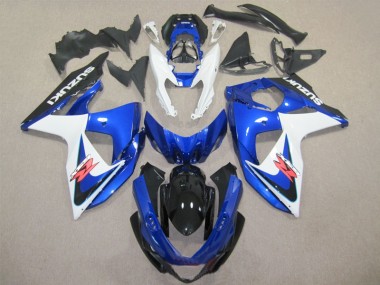 Kit Carenagem GSXR 1000 K9 2009-2016 - Azul Branco