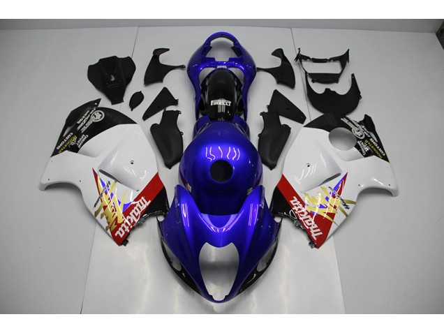 Kit Carenagem GSXR 1300 Hayabusa 1996-2007 - Azul Branco Kit Carenagem GSXR 1300 Hayabusa 1996-2007 - Azul Branco
