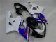 Kit Carenagem GSXR 600 / 750 K4 2004-2005 - Azul Branco