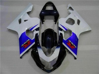 Kit Carenagem GSXR 600 / 750 K4 2004-2005 - Azul Branco