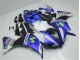 Kit Carenagem R1 2012-2014 - Azul Branco Preto