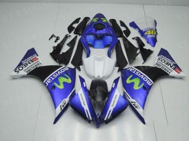Kit Carenagem R1 2012-2014 - Azul Branco Preto