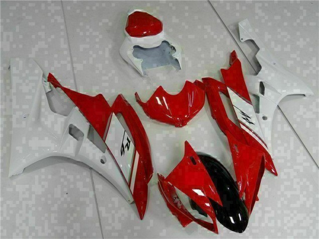 Kit Carenagem R6 2006-2007 - Vermelho Branco Kit Carenagem R6 2006-2007 - Vermelho Branco