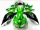 Kit Carenagem ZX14R ZZR 1400 2012-2021 - Preto Verde