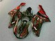 Kit Carenagem ZX6R 2007-2008 - Preto Vermelho Chama Kit Carenagem ZX6R 2007-2008 - Preto Vermelho Chama