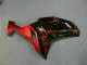 Kit Carenagem ZX6R 2007-2008 - Preto Vermelho Chama Kit Carenagem ZX6R 2007-2008 - Preto Vermelho Chama
