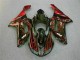 Kit Carenagem ZX6R 2007-2008 - Preto Vermelho Chama Kit Carenagem ZX6R 2007-2008 - Preto Vermelho Chama