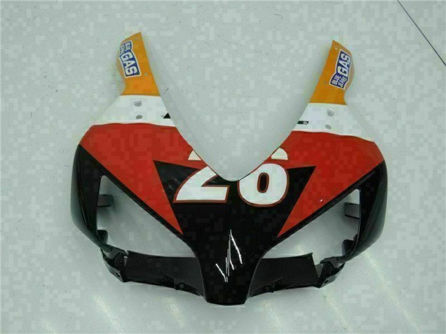 Kit Completo Carenagem CBR 1000RR 2004-2005 - Laranja Preto Repsol Kit Completo Carenagem CBR 1000RR 2004-2005 - Laranja Preto Repsol