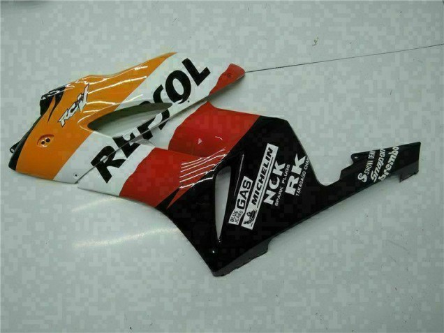 Kit Completo Carenagem CBR 1000RR 2004-2005 - Laranja Preto Repsol Kit Completo Carenagem CBR 1000RR 2004-2005 - Laranja Preto Repsol