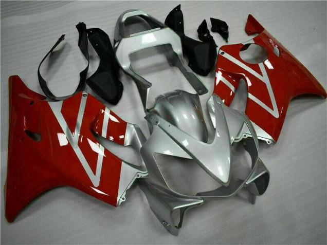 Kit Completo Carenagem CBR 600 F4i 2001-2003 - Vermelho Prata