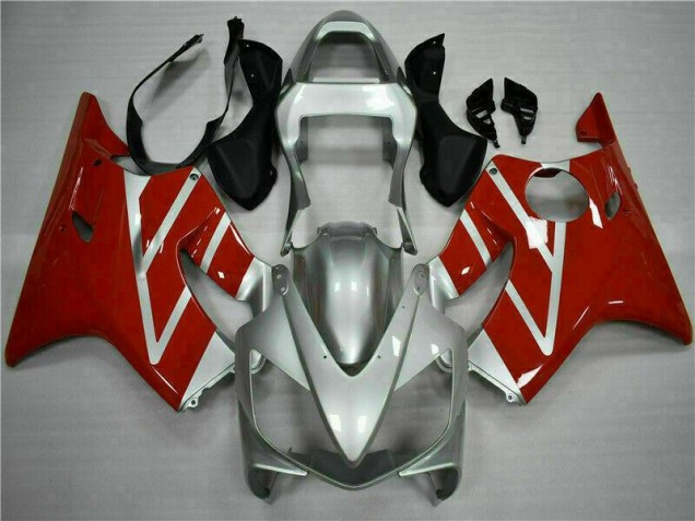 Kit Completo Carenagem CBR 600 F4i 2001-2003 - Vermelho Prata