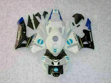 Kit Completo Carenagem CBR 600RR 2003-2004 - Branco Preto
