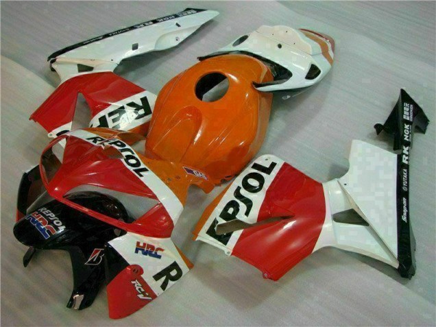 Kit Completo Carenagem CBR 600RR 2005-2006 - Laranja Preto Repsol Kit Completo Carenagem CBR 600RR 2005-2006 - Laranja Preto Repsol