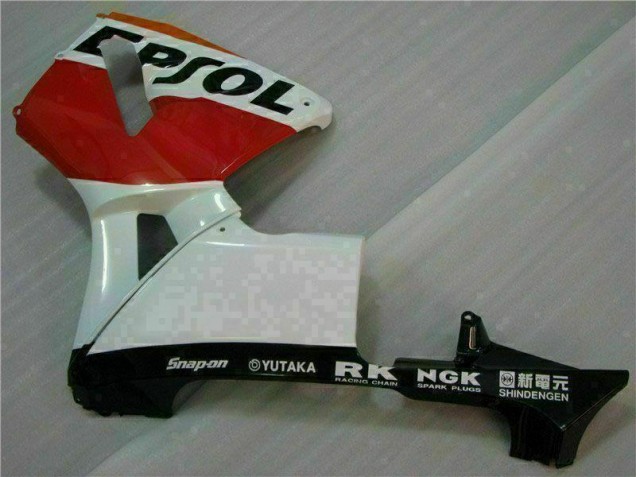 Kit Completo Carenagem CBR 600RR 2005-2006 - Laranja Preto Repsol Kit Completo Carenagem CBR 600RR 2005-2006 - Laranja Preto Repsol