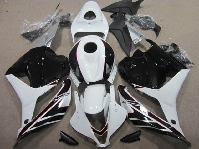 Kit Completo Carenagem CBR 600RR 2009-2012 - Branco Preto