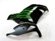 Kit Completo Carenagem EX250 2008-2012 - Preto Verde