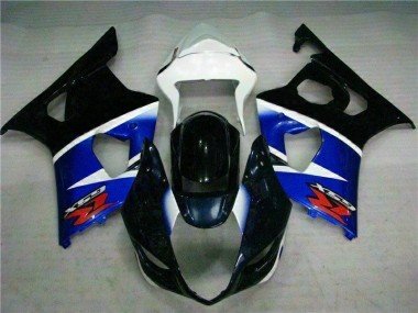 Kit Completo Carenagem GSXR 1000 K3 2003-2004 - Preto Azul