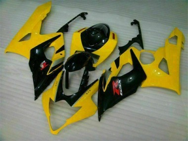Kit Completo Carenagem GSXR 1000 K5 2005-2006 - Amarelo Preto