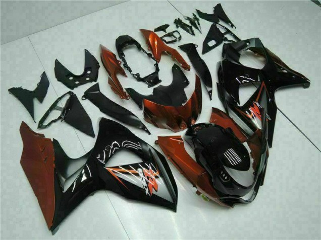 Kit Completo Carenagem GSXR 1000 K9 2009-2016 - Castanho Preto Kit Completo Carenagem GSXR 1000 K9 2009-2016 - Castanho Preto