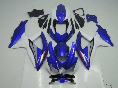 Kit Completo Carenagem GSXR 600 / 750 K8 2008-2010 - Azul Branco