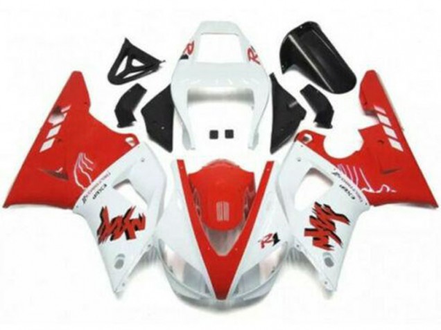 Kit Completo Carenagem R1 1998-1999 - Vermelho Branco