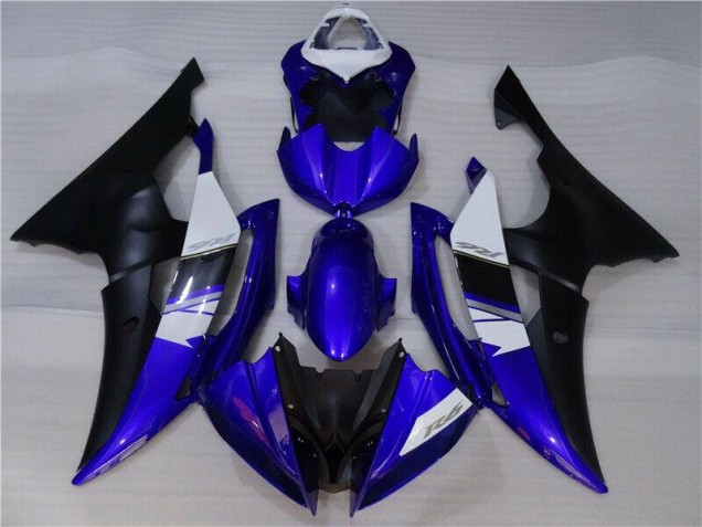 Kit Completo Carenagem R6 2008-2016 - Azul Preto Kit Completo Carenagem R6 2008-2016 - Azul Preto