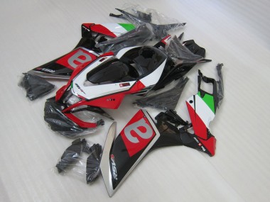Kit Completo Carenagem RSV 1000 2003-2006 - Preto Vermelho