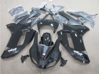 Kit Completo Carenagem ZX6R 2007-2008 - Preto Branco