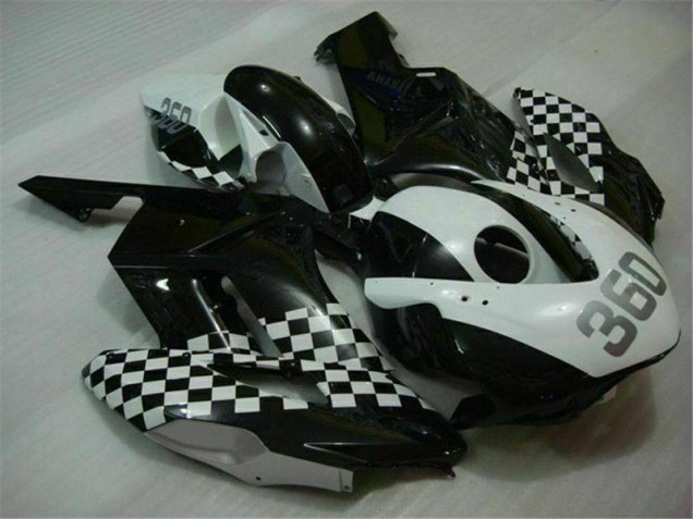Kits Carenagem CBR 1000RR 2004-2005 - Branco Preto Kits Carenagem CBR 1000RR 2004-2005 - Branco Preto